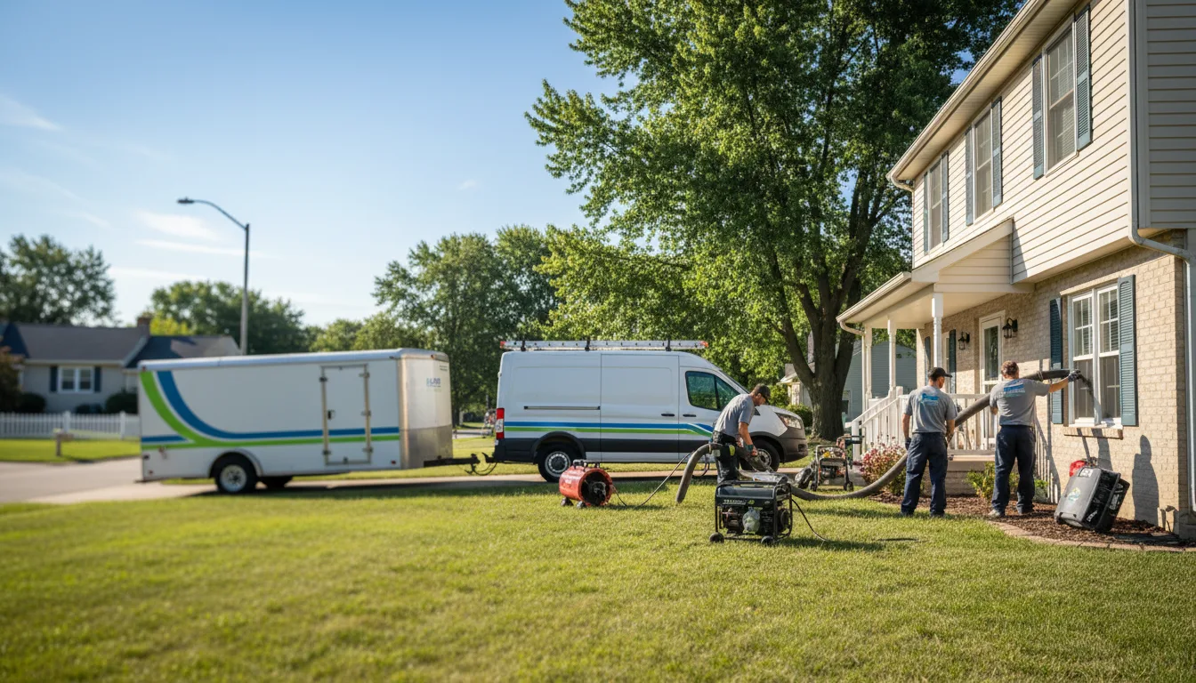 Flooded Basement Restoration And Cleanup With Repair in Le Mars, IA near me